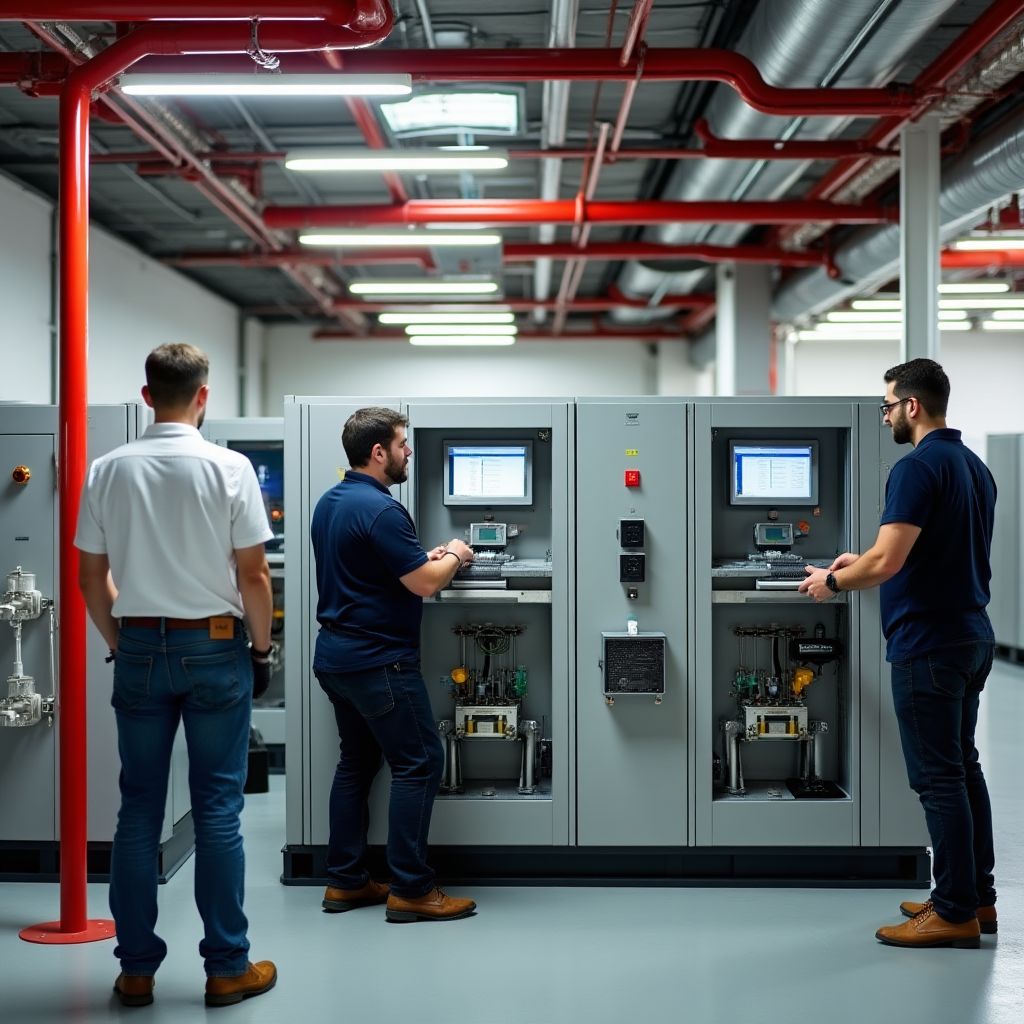 Equipo técnico FuelBA instalación
